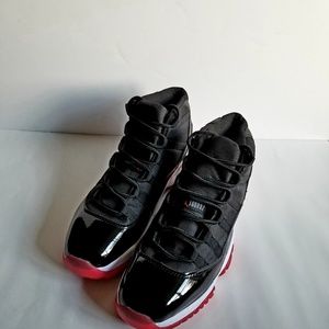 Nike Air Jordan XI 11 Retro BRED BLACK/RED-WHITE